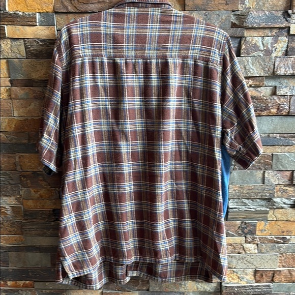 Vintage Bobbie Brooks Embroidered Denim Vest with Plaid Shirt #uglythanksgiving - Picture 3 of 4